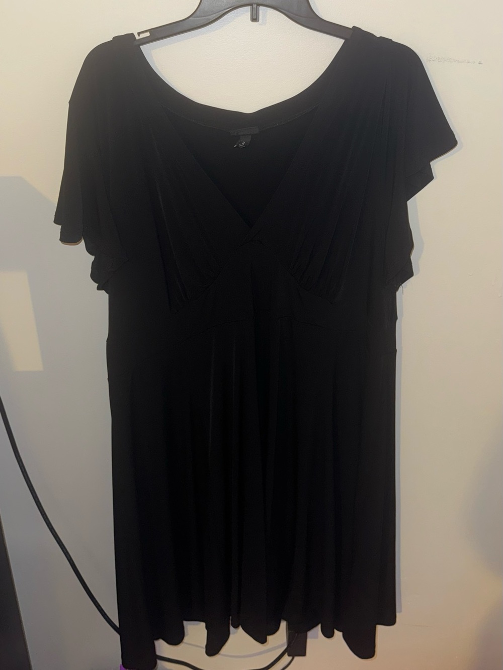 torrid Black V-Neck Flowy Dress
